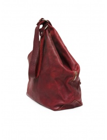 Guidi BK2 borsa secchiello a tracolla in pelle di cavallo rossa acquista online