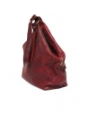 Guidi BK2 borsa secchiello a tracolla in pelle di cavallo rossashop online borse