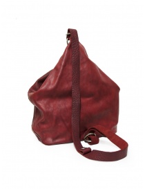 Guidi BK2 borsa secchiello a tracolla in pelle di cavallo rossa borse prezzo