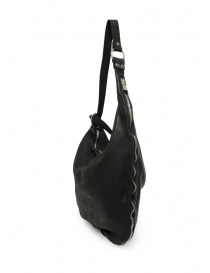 Guidi SZ01 asymmetric bag in black leather price
