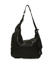 Guidi SZ01 asymmetric bag in black leather bags buy online