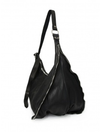Guidi SZ01 asymmetric bag in black leather