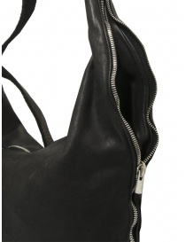 Guidi SZ01 asymmetric bag in black leather bags price