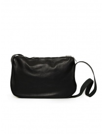 Bags online: Guidi RD01 black shoulder bag in horse leather