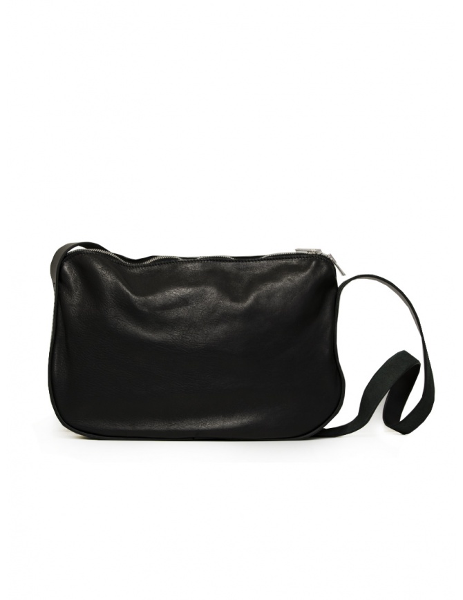 Guidi RD01 black shoulder bag in horse leather RD01 SOFT HORSE FG BLKT bags online shopping