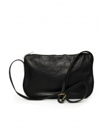 Guidi RD01 black shoulder bag in horse leather