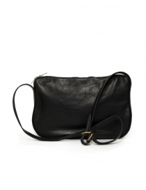 Guidi RD01 black shoulder bag in horse leather buy online