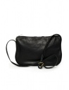 Guidi RD01 black shoulder bag in horse leather shop online bags