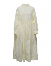 Womens dresses online: Casey Casey Ethal maxi chimisier dress in creamy white cotton