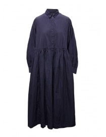 Casey Casey Heylayanue abito-camicia blu navy 21FR451 NAVY ordine online