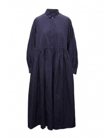 Womens dresses online: Casey Casey Heylayanue navy blue shirt-dress