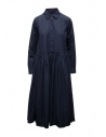 Casey Casey Ethal maxi shirt-dress in blue cotton buy online STF0004 NAVY