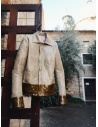 Carol Christian Poell LM/2498R giacca in pelle grigia con gomma colata acquista online LM/2498R CORS-PTC/036