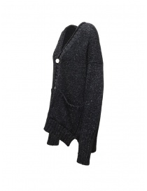 Ma'ry'ya maxi cardigan in salt and pepper wool price