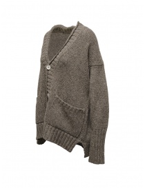 Ma'ry'ya cardigan oversize in lana color taupe prezzo