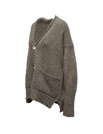 Ma'ry'ya oversized taupe wool cardigan price