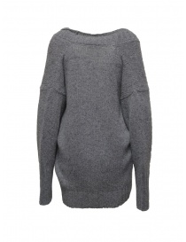 Ma'ry'ya oversized grey wool cardigan buy online