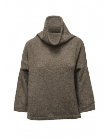 Ma'ry'ya boxy sweater in taupe wool YLK038 G3TAUPE order online