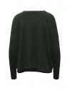 Ma'ry'ya pullover in dark green merino wool and cashmere shop online women s knitwear