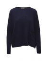 Ma'ry'ya blue wool sweater with pocket buy online YLK061 B7NAVY
