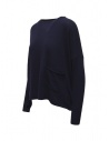 Ma'ry'ya blue wool sweater with pocket shop online women s knitwear