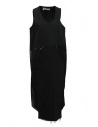 QBISM sleeveless black denim dress with Adidas inserts buy online STYLE F BLACK DENIM VINTAGE