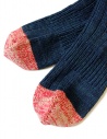 Kapital blue socks with smiley heels and red toes EK-1364 NAVY price