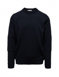 Men s knitwear online: S.N.S Herning dark navy blue pullover
