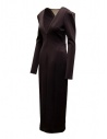 FETICO long brown dress with V-neckline FTC234-0807 DARK BROWN price