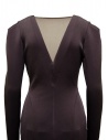 FETICO long brown dress with V-neckline price FTC234-0807 DARK BROWN shop online