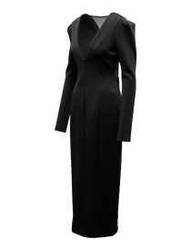 FETICO long black dress with V-neckline price