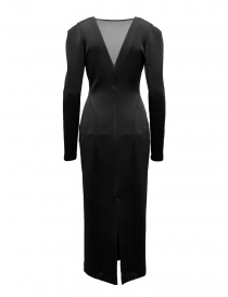 FETICO abito lungo nero con scollatura a V abiti donna acquista online