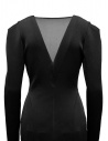 FETICO long black dress with V-neckline price FTC234-0807 BLACK shop online
