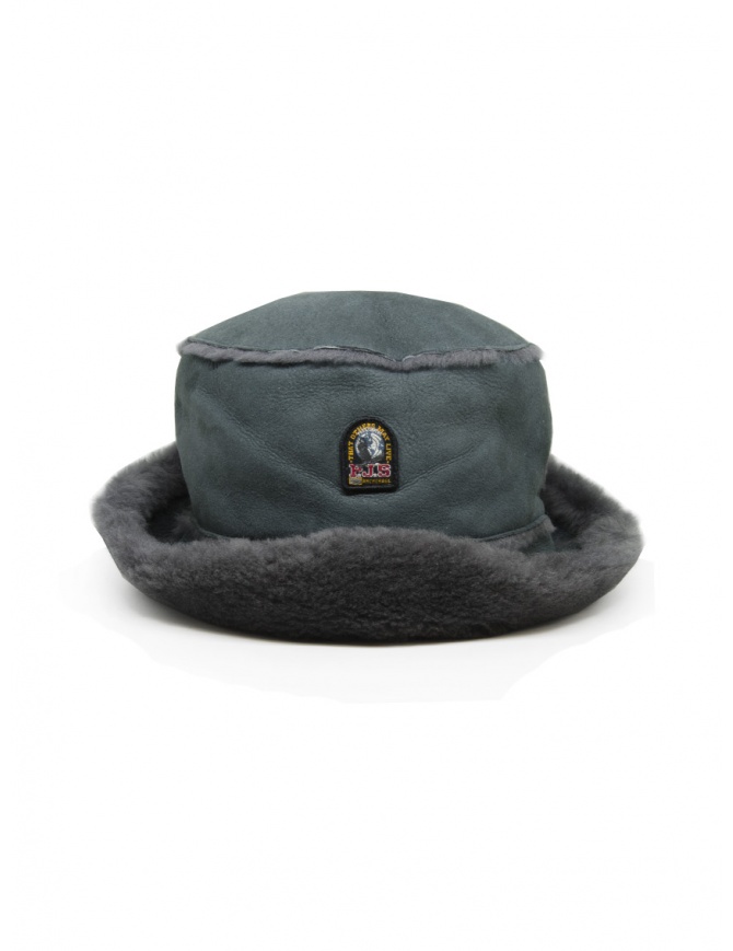 Parajumpers cappello a secchiello in pelle di pecora PAACHA32 SHEARLING BLUE GRAPH. cappelli online shopping