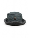 Parajumpers bucket hat in sheepskin buy online PAACHA32 SHEARLING BLUE GRAPH.