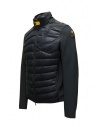 Parajumpers Jayden intense blue down jacket with fabric sleeves shop online mens jackets