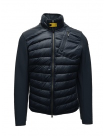 Parajumpers Jayden intense blue down jacket with fabric sleeves PMHYWU01 JAYDEN DARK AVIO 300