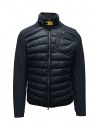 Parajumpers Jayden intense blue down jacket with fabric sleeves buy online PMHYWU01 JAYDEN DARK AVIO 300