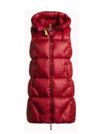 Parajumpers Zuly gilet imbottito lungo rosso PWPUHY35 ZULY RIO RED 310