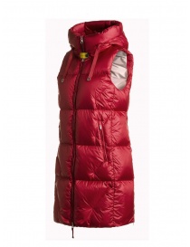 Parajumpers Zuly gilet imbottito lungo rosso