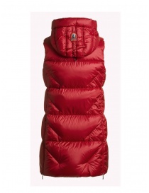 Parajumpers Zuly gilet imbottito lungo rosso prezzo