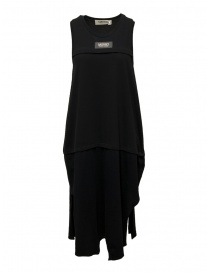 QBISM long black tank dress on discount sales online