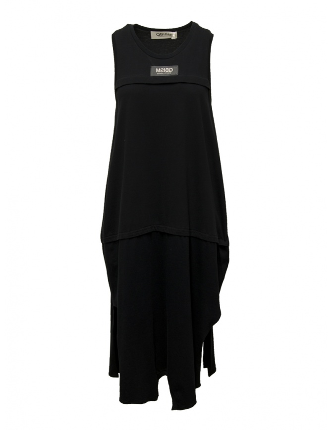 QBISM long black tank dress STYLE B BLACK JERSEY TANK womens dresses online shopping