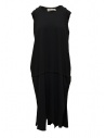 QBISM sleeveless dress in black cotton buy online STYLE C BLACK JERSEY SQUARE