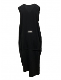 QBISM long black V-neck sleeveless dress buy online