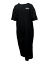 QBISM abito lungo nero bordo sfalsatoshop online abiti donna