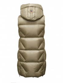 Parajumpers Zuly long padded vest in beige buy online