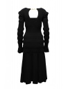 FETICO black ribbed stretch midi dress shop online womens dresses