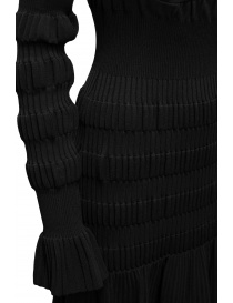 FETICO black ribbed stretch midi dress price