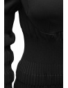FETICO vestito midi elasticizzato a coste nero FTC234-0709 BLACK acquista online